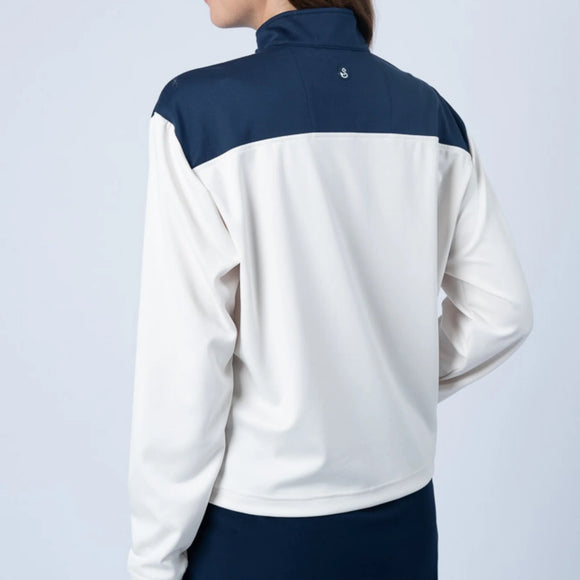 New Women's Swannies Leigh Quarter Zip - Midnight Navy