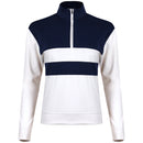 New Women's Swannies Leigh Quarter Zip - Midnight Navy-3