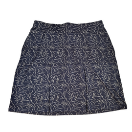 Sport Haley Navy & White Wisp Print Golf Skort Size M MSP$105 - 0
