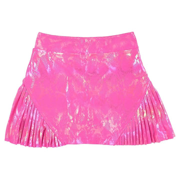 New Ashley Herrera Pink Snake Skin Golf Skort