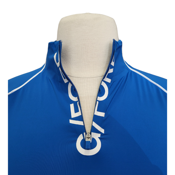 G/Fore Women's Royal Blue Zip Golf Pullover w/ Logo Size XL MSP$130