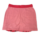 NEW Belyn Key 16.5" Pink Gingham Golf Skort Size M MSP$110-3