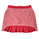 NEW Belyn Key 16.5" Pink Gingham Golf Skort Size M MSP$110-2
