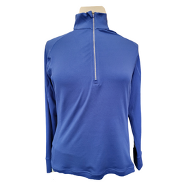 Puma Women's Royal Blue Zip Mock Golf Pullover Size XXL MSP$70
