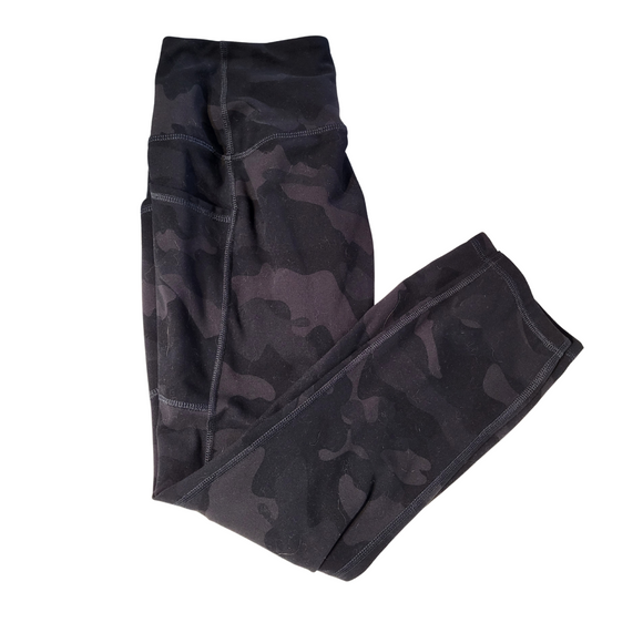RBX Black Camo Pull-On Leggings Size M