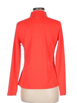 New Tail Activewear Women's Red Mock Zip Long Sleeve Golf Top Size M MSP$95 - 0