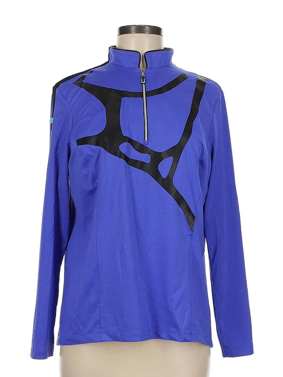 Jamie Sadock Women's Purple Long Sleeve Golf Top Size M MSP$90