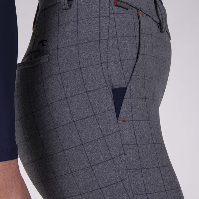 New Kjus Women's Ikala 7/8 Tregg Plaid Ankle Golf Pants MSP$249