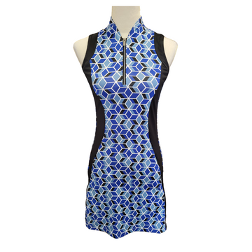 Tail Activewear Chrysolite Print Sleeveless Golf Dress Size XXS MSP$110