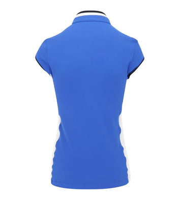 New Women's Lohla Sport The Rosie Cap Sleeve Golf Top- Blueberry MSP$130 - 0