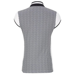 New Lohla Sport The Trevi Cap Sleeve Golf Top Navy/White MSP$130 - 0