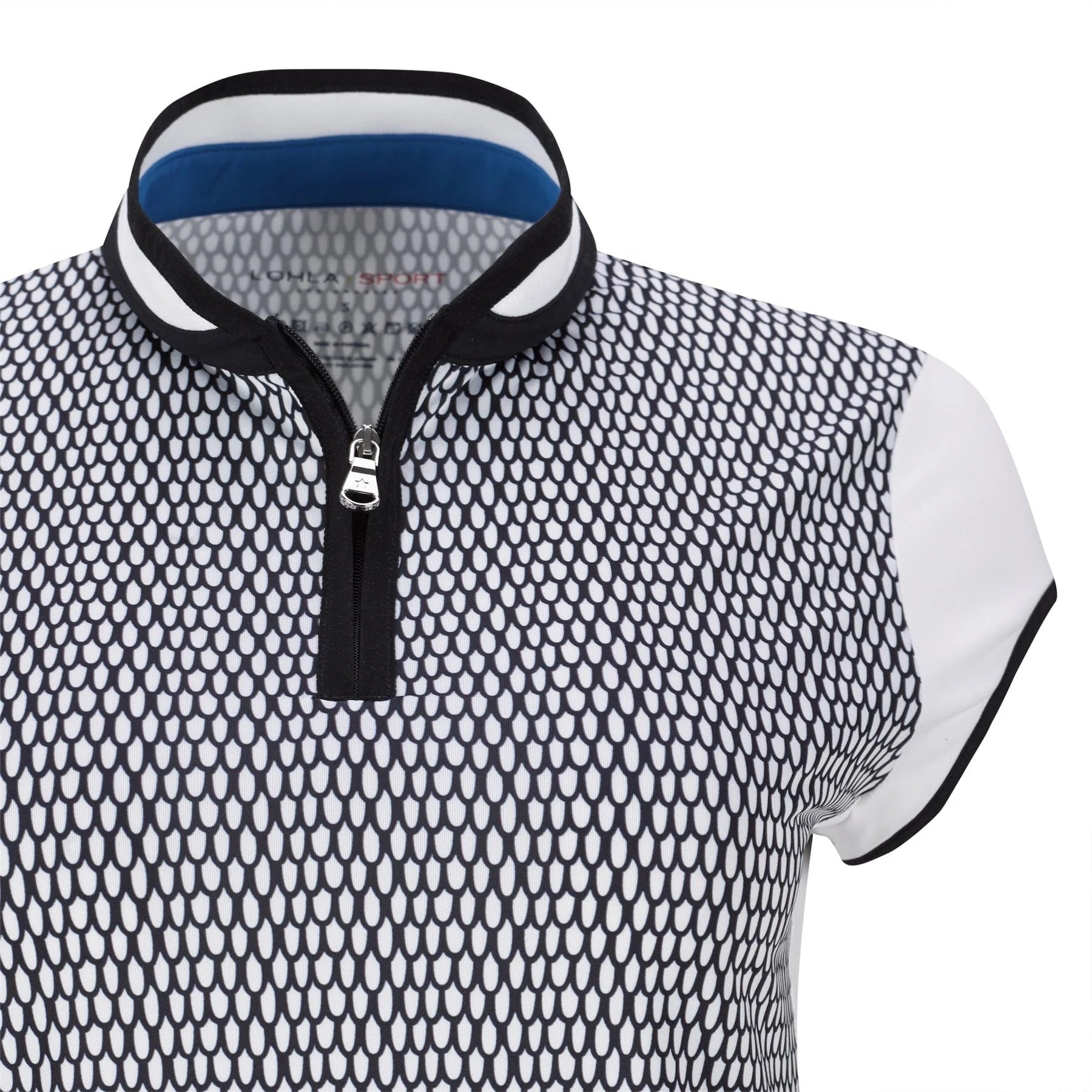 New Lohla Sport The Trevi Cap Sleeve Golf Top - Navy/White MSP$130