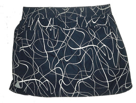 Slazenger Navy & White Scribble Print Golf Skort Size L - 0