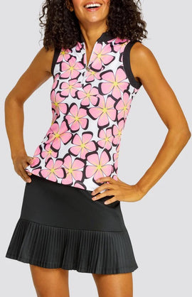 New Tail Women's Marin Sleeveless Golf Top - Glimmer Petals MSP$101