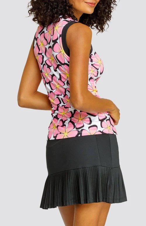 New Tail Women's Marin Sleeveless Golf Top - Glimmer Petals MSP$101