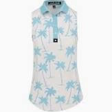 New Bad Birdie Women's Chasin' Shades Sleeveless Golf Polo Size M MSP$78