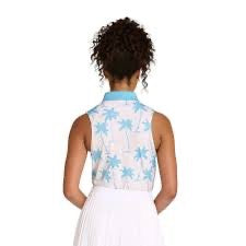 New Bad Birdie Women's Chasin' Shades Sleeveless Golf Polo Size M MSP$78