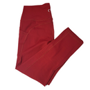 Zyia Red Pocket Brilliant Hi-Rise Capris Leggings Size 6-8-1