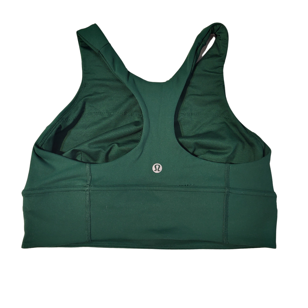 Lululemon Dark Green Racerback Sports Bra Size 8