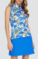 Tail Women's Maliah Sleeveless Golf Top - Jungle Quest Size XXL MSP$96-1