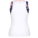 New Tail Activewear White & Melon Punch Stevie Tennis Tank Size XXL MSP$69-2