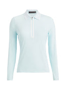 New G/Fore Silky Tech Nylon Quarter Zip Ladies Golf Polo - Daybreak MSP$120-1