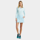 New G/Fore Silky Tech Nylon Quarter Zip Ladies Golf Polo - Daybreak MSP$120-3