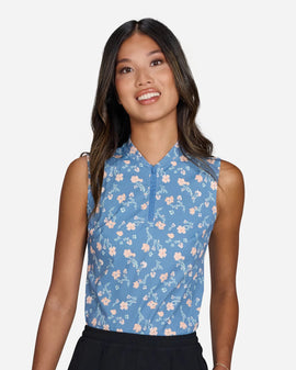 New Women's Bad Birdie Sleeveless Blade Golf Top - Bad Paisley MSP$80 - 0