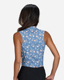 New Women's Bad Birdie Sleeveless Blade Golf Top - Bad Paisley MSP$80-3
