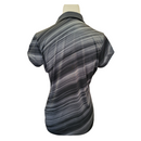 Nike Golf Women's Black & Gray Print Polo Size M MSP$60-2