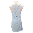 Women's Traj3ctory Light Aqua Cross Strap Athletic Dress Size S-2