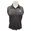 Adidas Climalite Black Sleeveless Polo w/ Logo - Trappers Turn Size XL-1