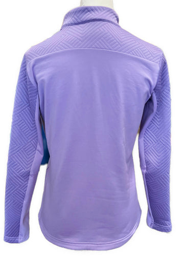 New Levelwear Women's Purple Daybreak Pullover with Logo Size S MSP$80 - 0