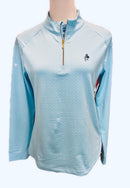 New Levelwear Women's Aspure -Mute Blue with Logo Size S MSP$85-1