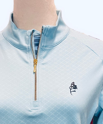 New Levelwear Women's Aspure -Mute Blue with Logo Size S MSP$85 - 0
