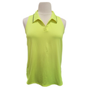 Jofit Neon Solid Sleeveless Women's Golf Polo Size XXL-3