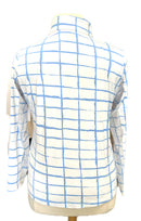 Ibkul Women's Cordova Periwinkle Print Long Sleeve Sun Shirt MSP$100-4