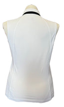 Women's Tail White Sleeveless Golf Polo w/ Blue Accents Size L MSP$88-2