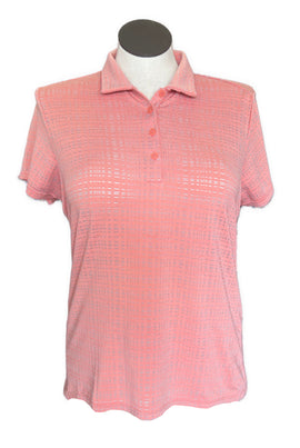 Women's Antigua Coral Breathable Golf Polo Size XL