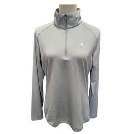 Nike Golf Dri-Fit Light Gray 1/4 Zip Women's Pullover Size L