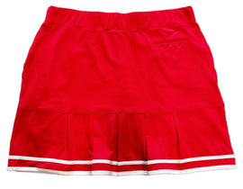 New Sport Haley Red & White Pleated Golf Skort Size L MSP$97 - 0