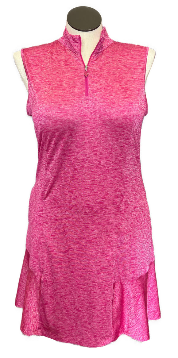 Ladies Greg Norman Pink Heather Golf Dress Size L MSP$120