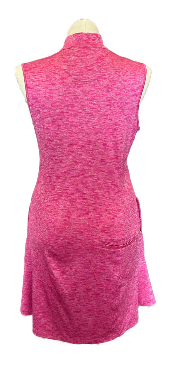 Ladies Greg Norman Pink Heather Golf Dress Size L MSP$120