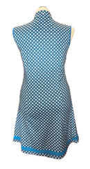 Callaway Blue & White Geometric Patterned Women's Golf Dress Size L MSP$105-2