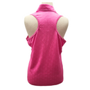 Adidas Golf Hot Pink 1/4 Zip Sleeveless Women's Top Size XL-2