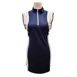 Callaway Navy & White Colorblock Women's Golf Dress Size XL
