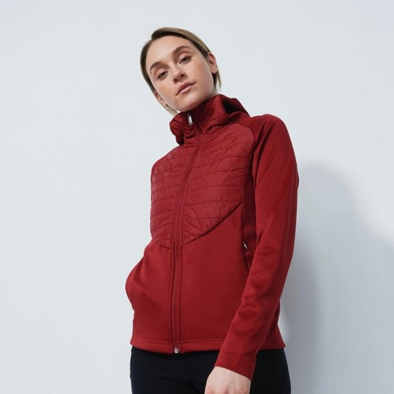 Daily Sports Women's Allos Umbria Red Hybrid Jacket Size XL MSP$240