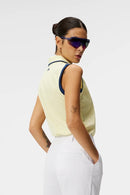 J.Lindeberg Women's YellowLila Sleeveless Golf Polo Size XL MSP$95-3
