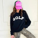 New Black Golf Sweatshirt by Poppy & Pine-1
