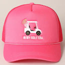 New Golf Cart and in My Golf Era Embroidery Trucker Hat-2